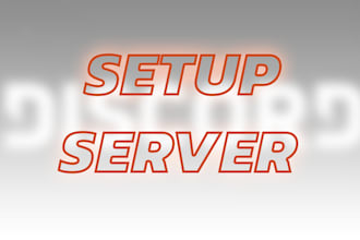 create and configure your server discord