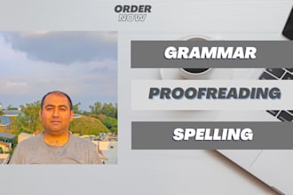 proofread your article to check for grammar and spelling