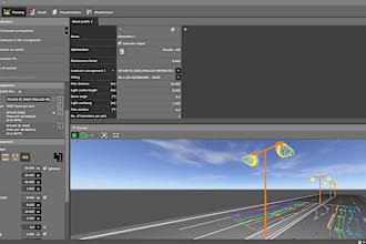 provide street lighting design with dialux evo and autocad