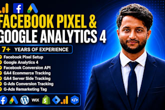 setup facebook pixel conversion API, google analytics 4, ga4 sever side tracking