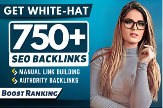 creating manual white hat SEO backlinks to boost  rankings