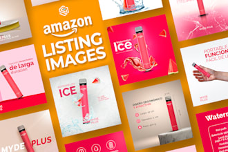 design amazon listing images, amazon product photo editing