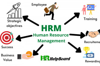 do business management, market research, human resource management, supply chain