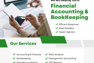 do accounting and financial reporting and report writing