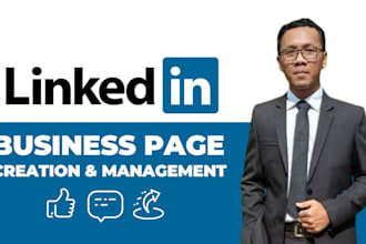 create and manage linkedin business page and grow