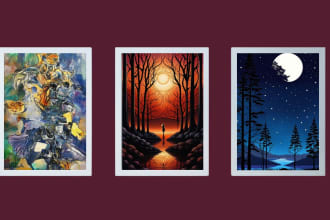create custom wall art using stable diffusion