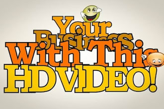 make this funny and amazing cartoon video
