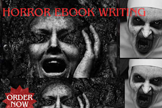 ghostwrite or rewrite scary horror story thriller story