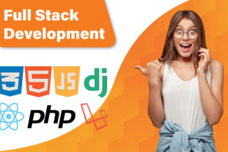 be your full stack website developer using laravel react js,mern,mongodb and php