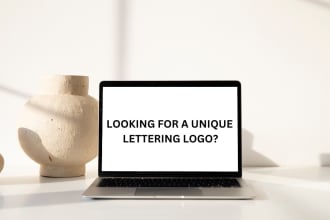 design an appealing lettering logo for you in 1 hr