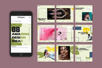 design instagram carousel,facebook,linkedin carousel,social media posts, stories