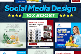 make social media post design to boost your online presence