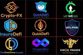 give a high quality startup , crypto and minimalist logo