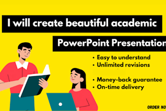create beautiful academic powerpoint presentation slides