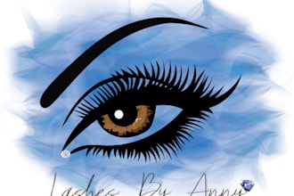design beautiful watercolor hand drawn logo