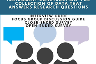 write questions for your survey, interview, and fgd