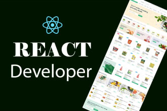 convert figma to react website or react landing page for you