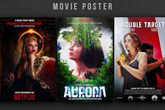 do movie poster, cover art, album and music cover design