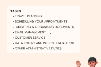 be your tech savvy executive assistant expert in email and calendar support