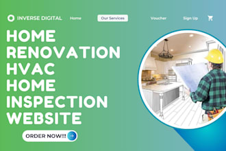 home inspection website air ducts hvac leads google ads home renovation website
