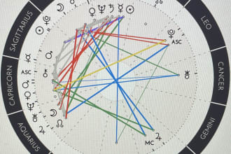 interpret a synastry chart