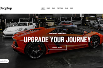design chauffeur, limousine, vtc, airport transfer and taxi booking website