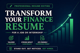 transform your finance resume for a job or internship