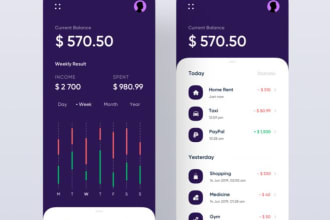 develop a secure fintech app, payment app, bank app, investment app, credit app