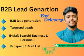 do be b2b lead generation targeted lists and verified email