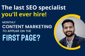 help you win at SEO with monthly content marketing