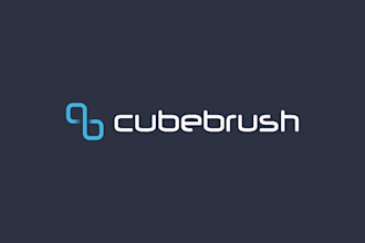 design absolutely outstanding cube brush logo