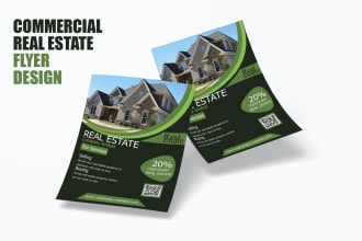design commercial real estate flyers