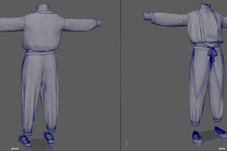 do 3d retopology, uv , and baking for games or animation