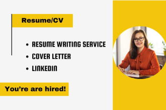 professionally provides ats resume writing and cover letter writing service