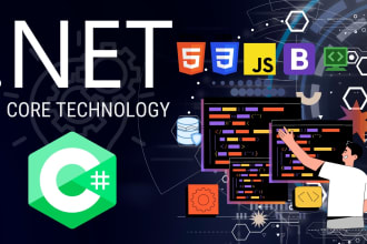 design and develop dot net core website