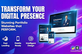 create high quality portfolio websites with deployment