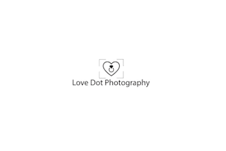 do renowned credible love dot photography logo