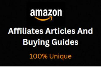 write well researched affiliate articles and buying guides