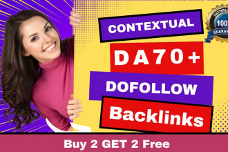 high authority contextual seo dofollow backlinks