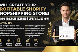 build a profitable automated shopify dropshipping store