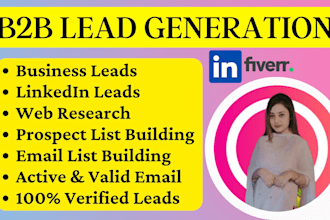 do b2b lead generation and linkedin lead generation