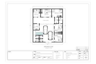 make 2d floorplan design, architectural drawing, sections, elevations on autocad