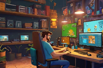 be your unity game developer, reskin unity game, reskin UI, bugs fix