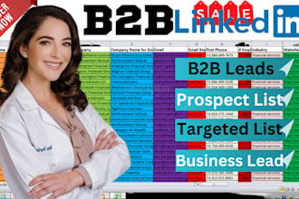 do targeted b2b lead generation, linkedin leads and prospect email list