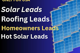 provide solar leads and roofing leads through google map