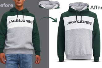 do ghost mannequin product photo editing clothing mockup neck joint