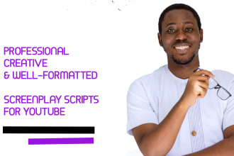write an original screenplay for your youtube channel