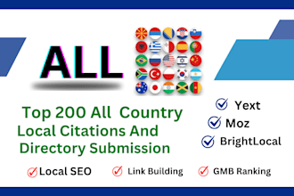 do USA, UK, australia canada, uae  local citations for local SEO