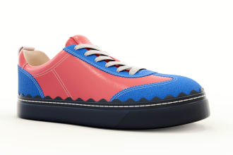 make 3d model of the shoes with textures