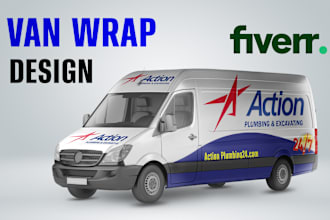 do professional van wrap design, car wrap designs any vehicle wrap design